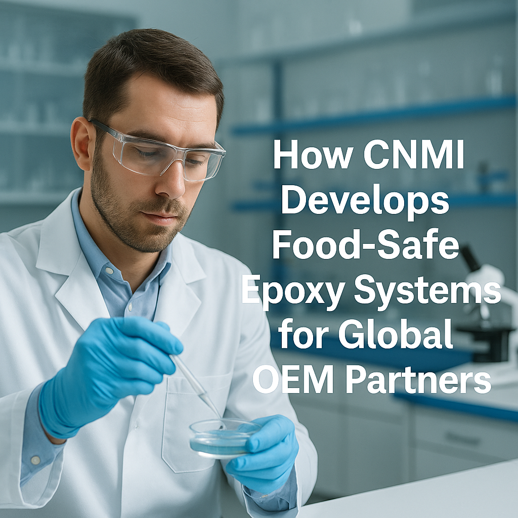 Como a CNMI desenvolve sistemas ep&oacute;xi seguros para alimentos para parceiros OEM globais