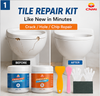 Kit de reparaci&oacute;n de azulejos para cer&aacute;mica y porcelana | Adhesivo para reparaci&oacute;n de grietas en lavabos de ba&ntilde;era | Kit de reparaci&oacute;n de ba&ntilde;era de fibra de vidrio OEM