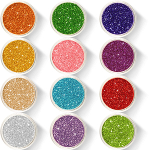 Pigments de couleur scintillants pour fard &agrave; paupi&egrave;res, maquillage, Nail Art
