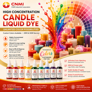 Colorant de bougie liquide transparent &agrave; haute concentration pour colorant de bougie | CNMI