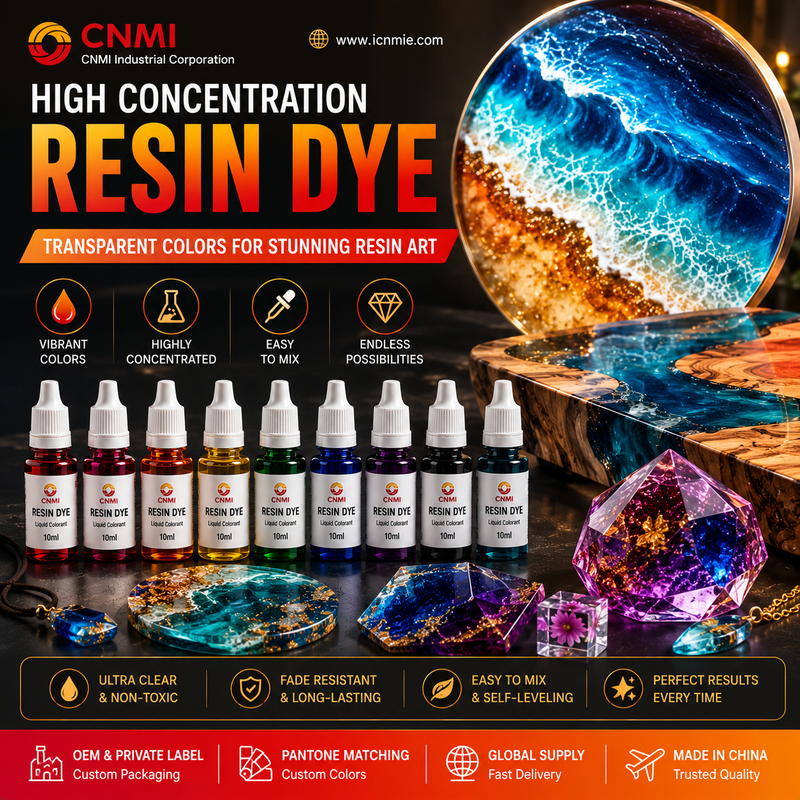 Hochkonzentrierte fl&uuml;ssige Pigment-Harzfarbe, fl&uuml;ssige Farbstoff-Alkohol-Tinte zum Bemalen von Harzkunsthandwerk | CNMI